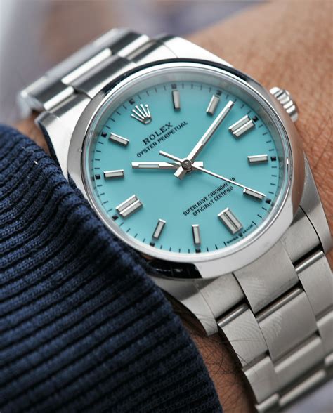 Rolex oyster perpetual tiffany